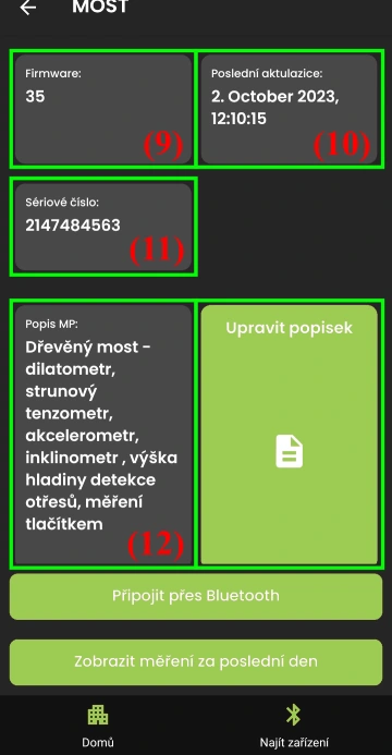 Druhá část výpisu informací o MP